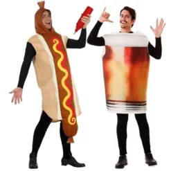Disfracesjarana Pareja Salchicha Y Pinta Cerveza