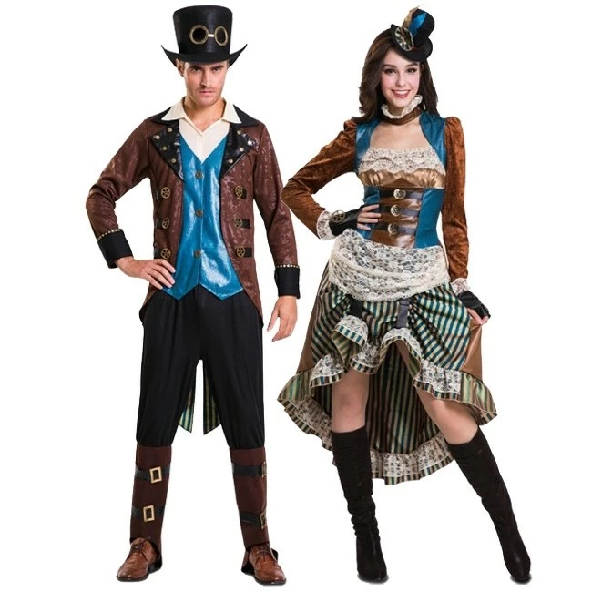Disfracesjarana Pareja Steampunk Retrofuturistas 1 Disfracesjarana Pareja Steampunk Retrofuturistas