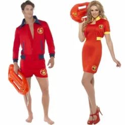Disfracesjarana Pareja De Vigilantes De La Playa